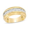 Thumbnail Image 0 of Men's 1.23 CT. T.W. Diamond Anniversary Band in 10K Gold