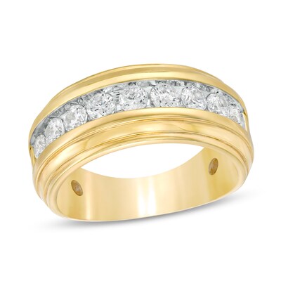 Men's 1.23 CT. T.W. Diamond Anniversary Band in 10K Gold