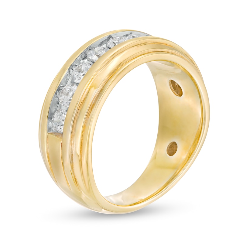 Men's 1.23 CT. T.W. Diamond Anniversary Band in 10K Gold