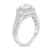 Thumbnail Image 2 of 1.58 CT. T.W. Diamond Frame Multi-Row Split Shank Engagement Ring in 10K White Gold