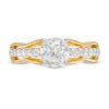 1.45 CT. T.W. Diamond Scallop Edge Engagement Ring in 10K Gold