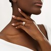 Thumbnail Image 2 of 1.45 CT. T.W. Diamond Cushion Frame Split Shank Vintage-Style Engagement Ring in 10K Gold