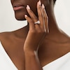 Thumbnail Image 2 of 1.58 CT. T.W. Diamond Hexagon Frame Engagement Ring in 10K Rose Gold