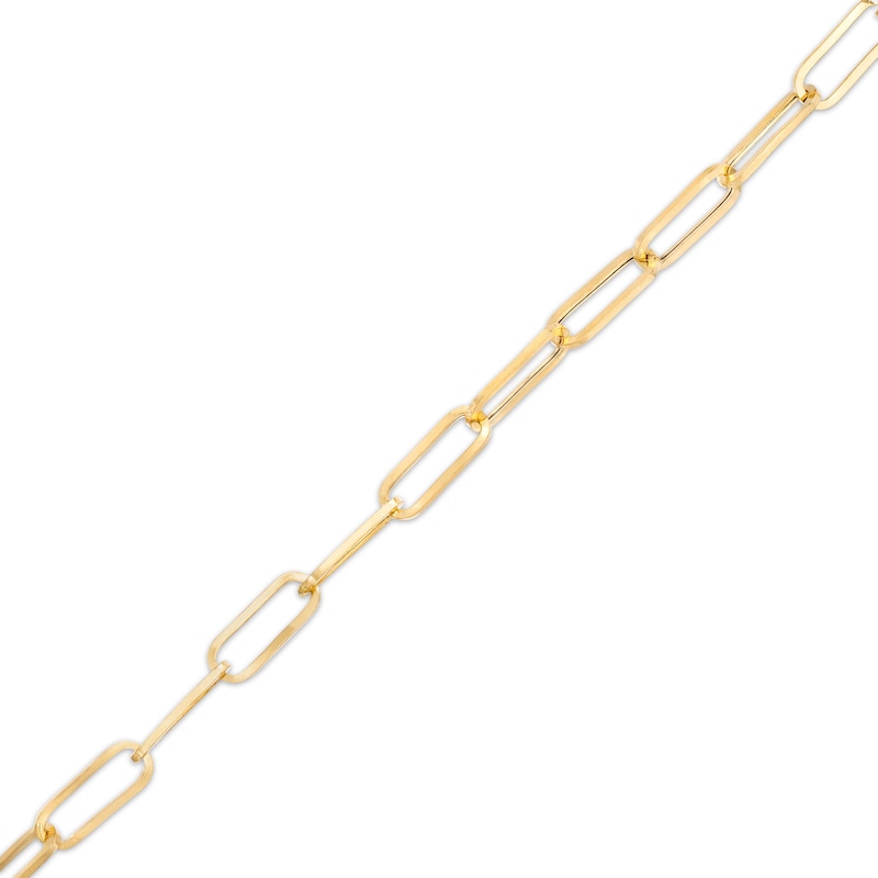 5.5mm Oval Link Chain Bracelet in Hollow 10K Gold - 8"|Peoples Jewellers