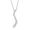 Thumbnail Image 1 of 0.33 CT. T.W. Journey Diamond Pendant in 10K White Gold