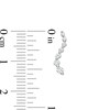 Thumbnail Image 3 of 0.33 CT. T.W. Journey Diamond Drop Earrings in 10K White Gold