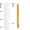 Thumbnail Image 3 of 3.0mm Citrine Hoop Earrings in Sterling Silver