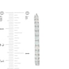 Thumbnail Image 3 of 3.0mm Lab-Created Opal Hoop Earrings in Sterling Silver