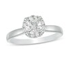 Thumbnail Image 0 of 1.00 CT. T.W. Diamond Gallery Frame Engagement Ring in 14K White Gold (J/I3)