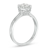 Thumbnail Image 2 of 1.00 CT. T.W. Diamond Gallery Frame Engagement Ring in 14K White Gold (J/I3)