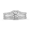 Thumbnail Image 4 of 0.29 CT. T.W. Diamond Contour Solitaire Enhancer in 14K White Gold