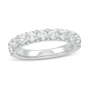 1.20 CT. T.W. Diamond Eleven Stone Band in 10K White Gold
