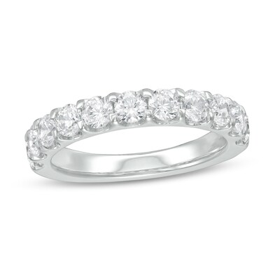 1.20 CT. T.W. Diamond Eleven Stone Band in 10K White Gold