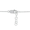 Thumbnail Image 4 of Blue Sapphire and Diamond Accent Alternating Bar Bracelet in 10K White Gold - 7.25"