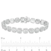 Thumbnail Image 4 of 2.95 CT. T.W. Composite Diamond Cushion Frame Line Bracelet in 10K White Gold - 7.25&quot;