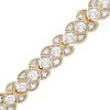 Thumbnail Image 1 of 0.95 CT. T.W. Diamond Art Deco Vintage-Style Bracelet in 10K Gold - 7.25"