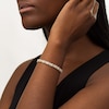 Thumbnail Image 2 of 0.95 CT. T.W. Diamond Art Deco Vintage-Style Bracelet in 10K Gold - 7.25"