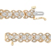 Thumbnail Image 3 of 0.95 CT. T.W. Diamond Art Deco Vintage-Style Bracelet in 10K Gold - 7.25"