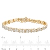 Thumbnail Image 4 of 0.95 CT. T.W. Diamond Art Deco Vintage-Style Bracelet in 10K Gold - 7.25"