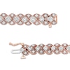 Thumbnail Image 2 of 1.95 CT. T.W. Diamond Art Deco Vintage-Style Bracelet in 10K Rose Gold - 7.25"