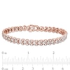 Thumbnail Image 4 of 1.95 CT. T.W. Diamond Art Deco Vintage-Style Bracelet in 10K Rose Gold - 7.25"