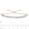 Thumbnail Image 2 of 0.45 CT. T.W. Diamond Cascading Bolo Bracelet in 10K Gold - 9.5"