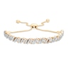 Thumbnail Image 0 of 0.95 CT. T.W. Diamond Cascading Bolo Bracelet in 10K Gold - 9.5"