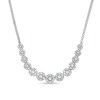 Thumbnail Image 1 of 3.00 CT. T.W. Diamond Frame Line Necklace in 10K White Gold