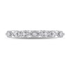 Thumbnail Image 4 of 0.13 CT. T.W. Diamond Art Deco Vintage-Style Band in Sterling Silver
