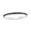 Thumbnail Image 1 of Black Diamond Accent Band in Sterling Silver and Black Rhodium