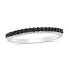 Thumbnail Image 1 of 0.18 CT. T.W. Black Diamond Band in Sterling Silver
