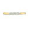Thumbnail Image 3 of 0.115 CT. T.W. Diamond Three Stone Promise Ring in 14K Gold
