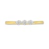 0.115 CT. T.W. Diamond Three Stone Promise Ring in 14K Gold