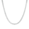 Thumbnail Image 1 of 1.98 CT. T.W. Diamond Duos Cascading Tennis-Style Necklace in Sterling Silver - 24"
