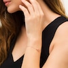 Thumbnail Image 2 of Vera Wang Love Collection Wedding Party Gifts Interlocking Circles Bracelet in 14K Rose Gold Vermeil - 7.5"