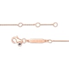 Thumbnail Image 3 of Vera Wang Love Collection Wedding Party Gifts Interlocking Circles Bracelet in 14K Rose Gold Vermeil - 7.5"
