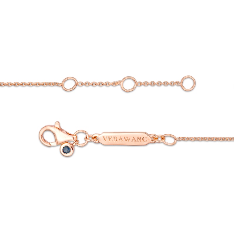 Main Image 3 of Vera Wang Love Collection Wedding Party Gifts Interlocking Circles Bracelet in 14K Rose Gold Vermeil - 7.5"