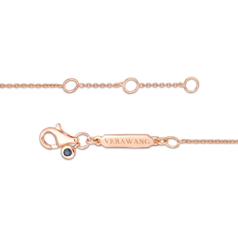 Vera Wang Love Collection Wedding Party Gifts Interlocking Circles Bracelet in 14K Rose Gold Vermeil - 7.5"|Peoples Jewellers