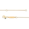 Thumbnail Image 3 of Vera Wang Love Collection 0.16 CT. T.W. Diamond Wedding Party Gifts Interlocking Circles Necklace in 14K Gold