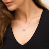 Thumbnail Image 2 of Vera Wang Love Collection Sideways Prasiolite Wedding Party Gifts Necklace in 14K Gold Vermeil