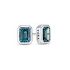 Thumbnail Image 1 of Vera Wang Love Collection Wedding Party Gifts London Blue Topaz Stud Earrings in Sterling Silver