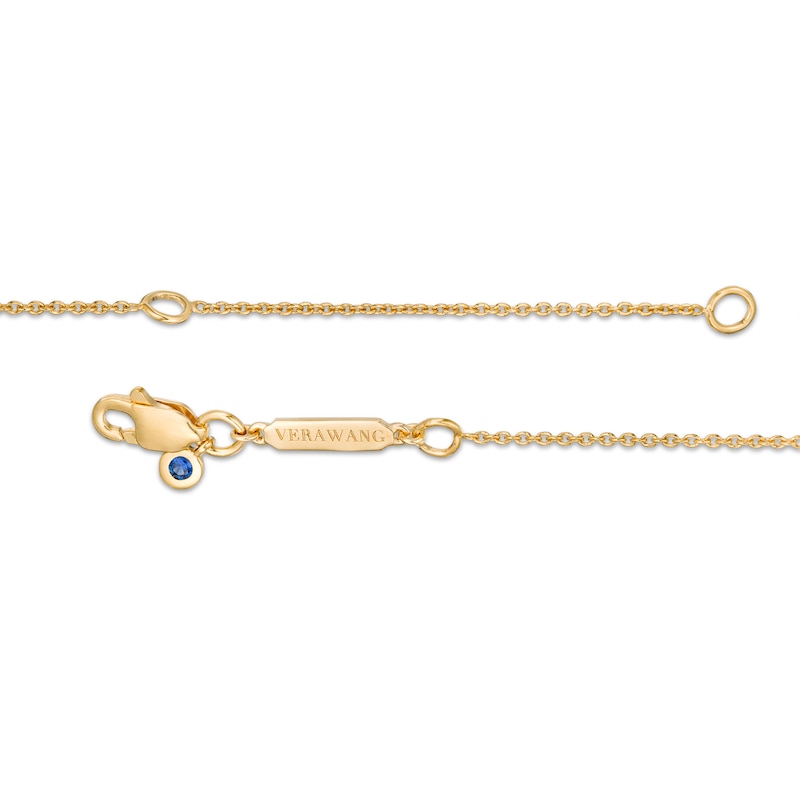 Main Image 3 of Vera Wang Love Collection Wedding Party Gifts Interlocking Circles Necklace in 14K Gold Vermeil
