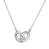 Thumbnail Image 0 of Vera Wang Love Collection Wedding Party Gifts Interlocking Circles Necklace in Sterling Silver