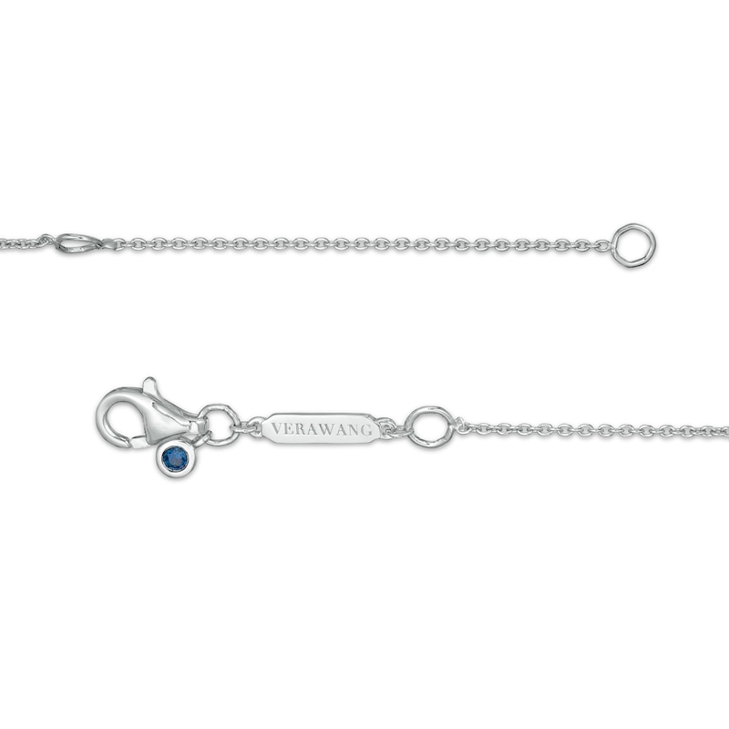 Main Image 3 of Vera Wang Love Collection Wedding Party Gifts Interlocking Circles Necklace in Sterling Silver