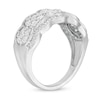Thumbnail Image 2 of 0.95 CT. T.W. Composite Diamond Scallop Edge Ring in 10K White Gold