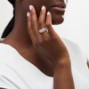 0.95 CT. T.W. Composite Diamond Scallop Edge Ring in 10K Gold