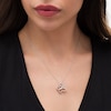 Thumbnail Image 1 of Unstoppable Love™ Diamond Accent Tilted Butterfly Pendant in Sterling Silver