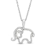 Unstoppable Love™ Diamond Accent Elephant Pendant in Sterling Silver