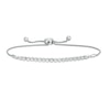 Thumbnail Image 1 of 0.45 CT. T.W. Diamond Bolo Bracelet in Sterling Silver - 9.5"