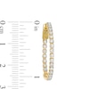 Thumbnail Image 1 of Marilyn Monroe™ Collection 0.95 CT. T.W. Journey Diamond Inside-Out Hoop Earrings in 10K Gold
